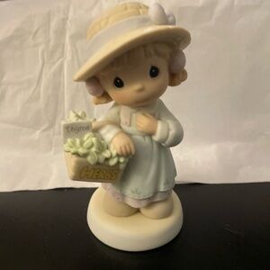 Precious Moments TAKE THYME FOR YOURSELF Porcelain Girl Figurine # 731064